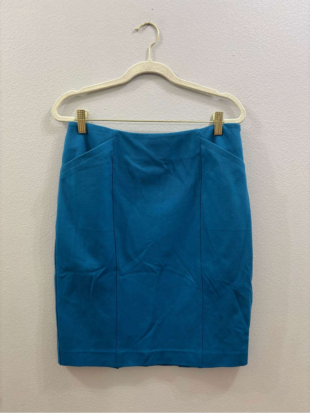 CAbi Teal Pencil Skirt - Classic Tailored Silhouette size 4